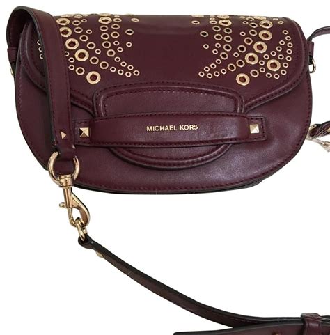 michael kors oxblood purse|oxblood crossbody bag.